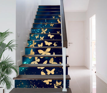 3D Golden Cure Butterfly 587 Stair Risers