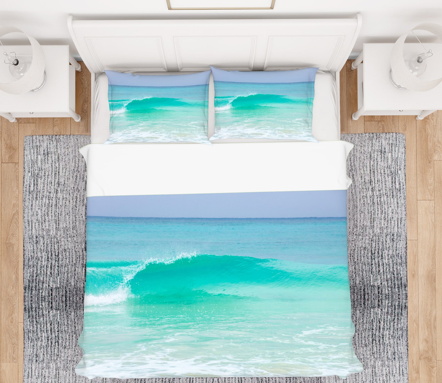 3D Blue Waves 6930 Assaf Frank Bedding Bed Pillowcases Quilt Cover Duvet Cover