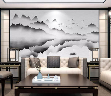 3D Misty Valley WC41 Wall Murals Wallpaper AJ Wallpaper 2 