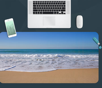 3D Beach Tide 12425 Assaf Frank Desk Mat