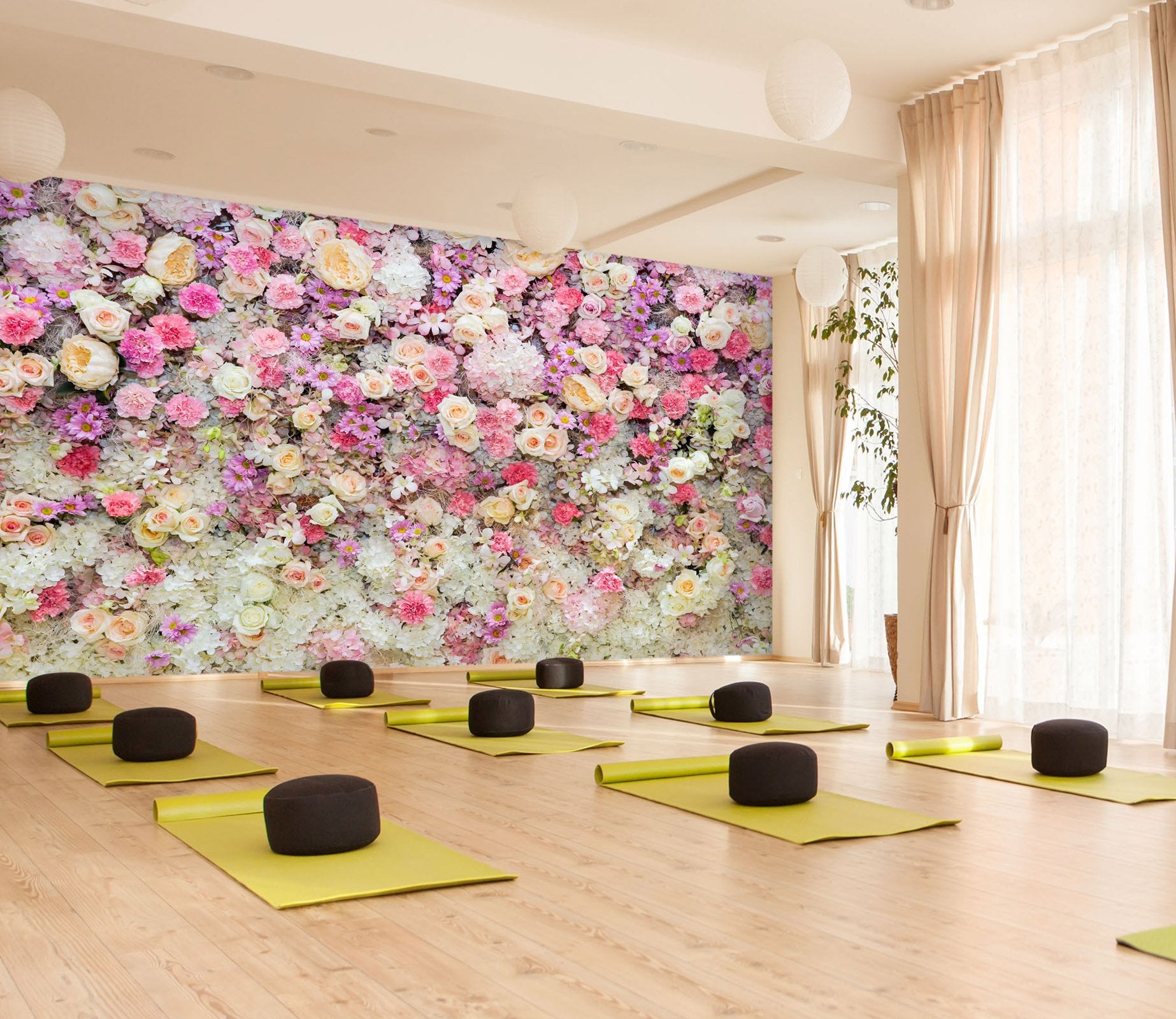 3D colorful flowers 21 Wall Murals Wallpaper AJ Wallpaper 