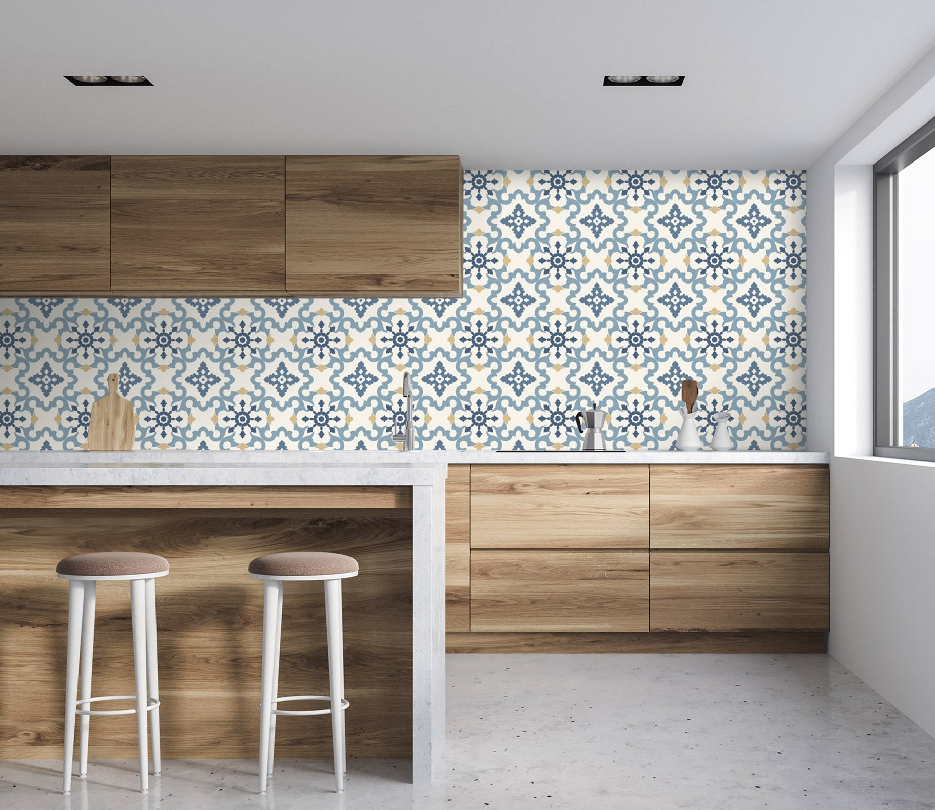 3D Mosaic Printing 014 Marble Tile Texture Wallpaper AJ Wallpaper 2 