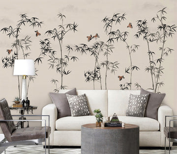 Bamboo Wallpaper & Wall Murals - U.S. Delivery tagged 3D Wall