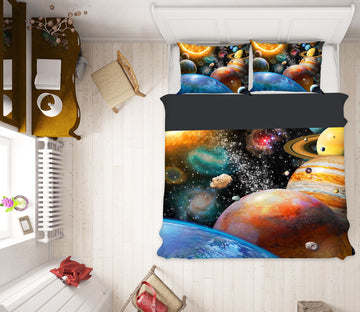 3D Space Odyssey 2026 Adrian Chesterman Bedding Bed Pillowcases Quilt