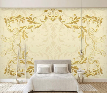 3D Golden Stripes WC56 Wall Murals Wallpaper AJ Wallpaper 2 
