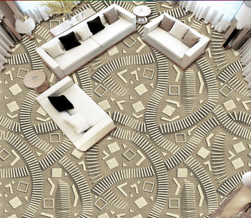 3D Letter Twists 194 Floor Mural  Self-Adhesive Sticker Bathroom Non-slip Waterproof Flooring Murals