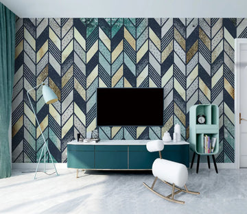 3D Green Pattern WC2186 Wall Murals