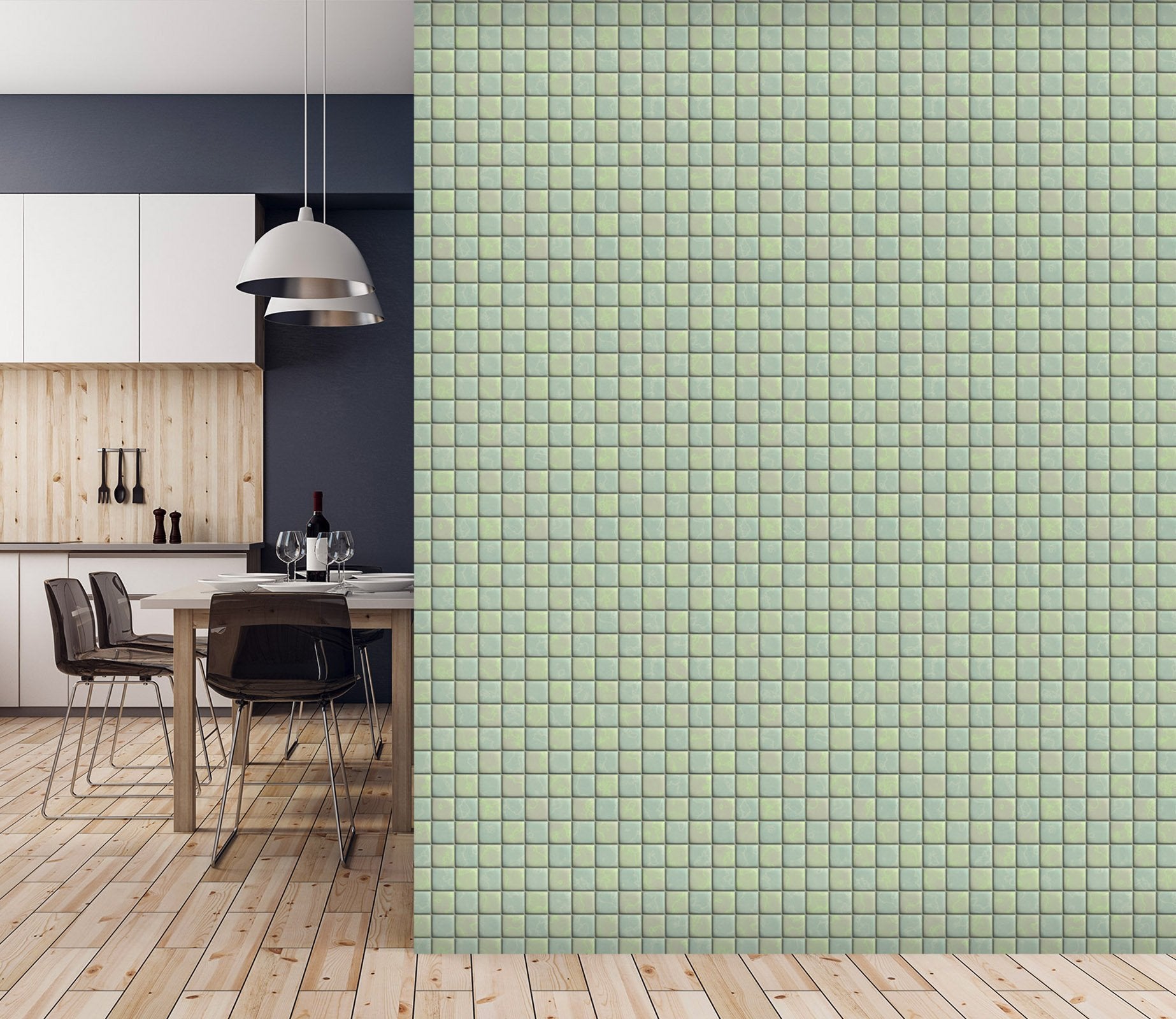 3D Square Mosaic 03 Marble Tile Texture Wallpaper AJ Wallpaper 2 