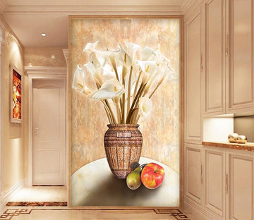 3D Vase Flower 548 Wall Murals Wallpaper AJ Wallpaper 2 