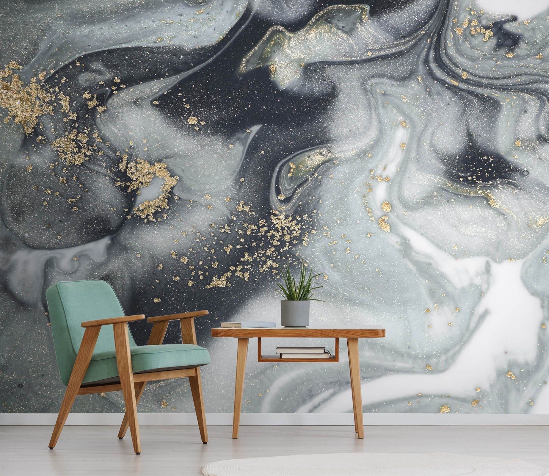 3D Gold Powder Sway 69 Wallpaper AJ Wallpaper 