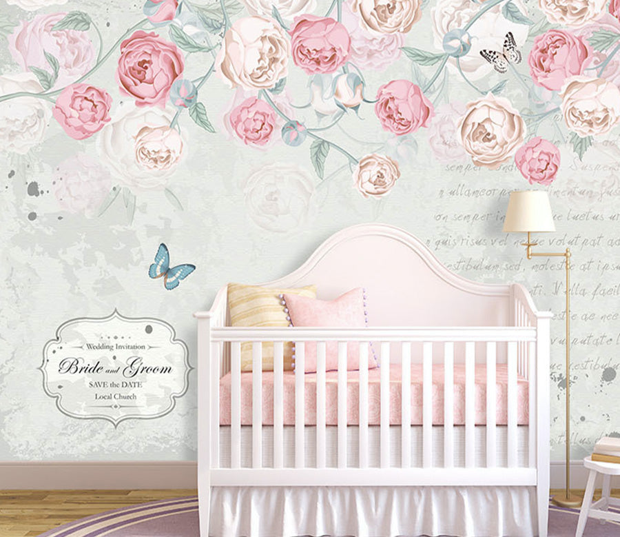3D Color Rose WG241 Wall Murals