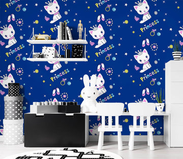 3D Cat Pattern 57069 Wall Murals