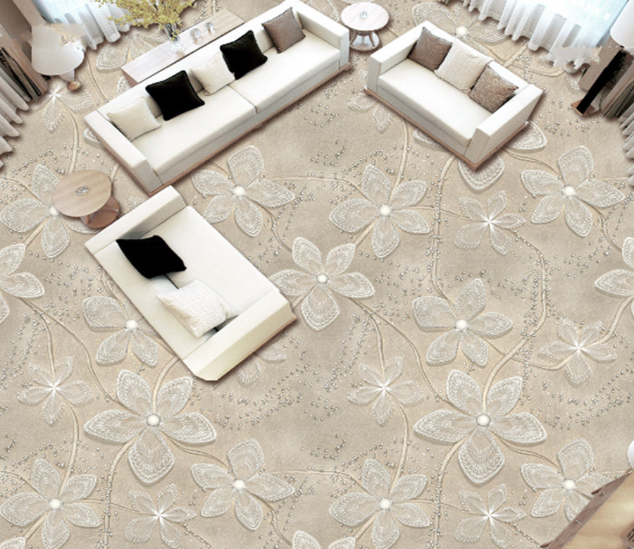 3D Simple Flower 504 Floor Mural  Wallpaper Murals Rug & Mat Print Epoxy waterproof bath floor