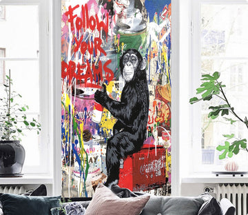 3D Orangutan Graffiti 24 Wallpaper AJ Wallpaper 2 