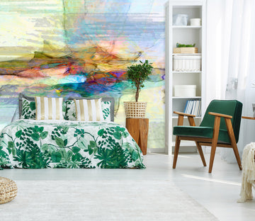 3D Blue Lake 1534 Michael Tienhaara Wall Mural Wall Murals