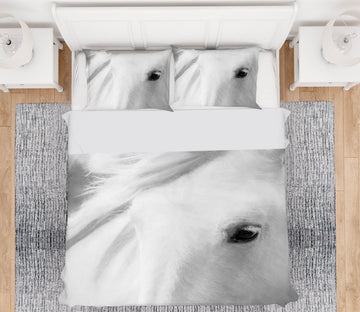 3D Horse Eye 047 Marco Carmassi Bedding Bed Pillowcases Quilt