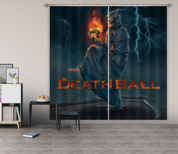 3D Death Ball 028 Vincent Hie Curtain Curtains Drapes