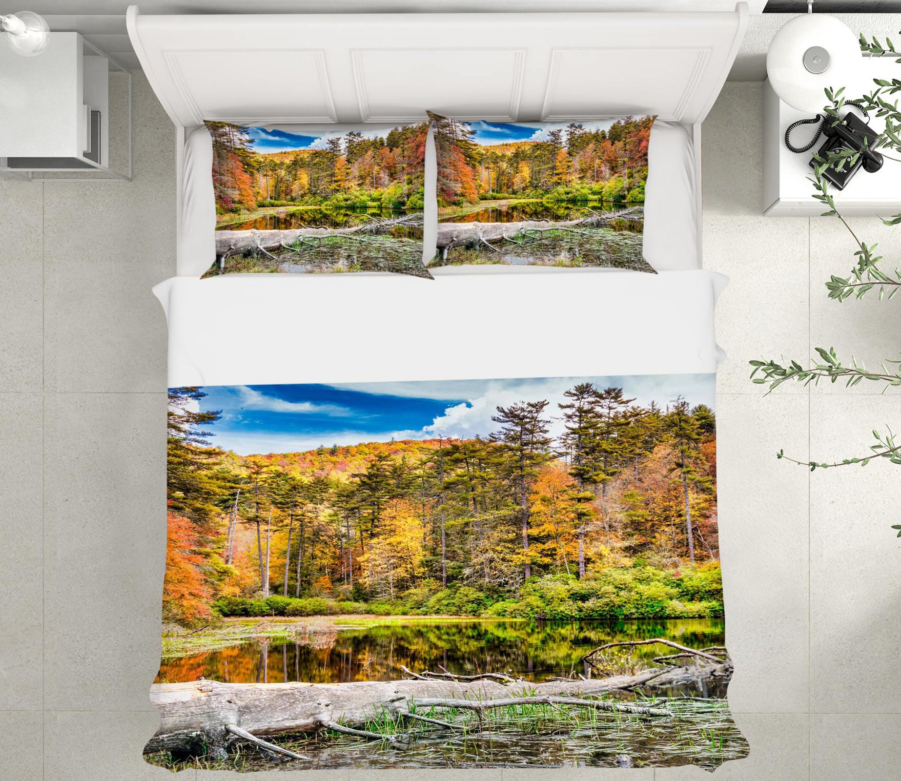 3D Forest 8563 Beth Sheridan Bedding Bed Pillowcases Quilt