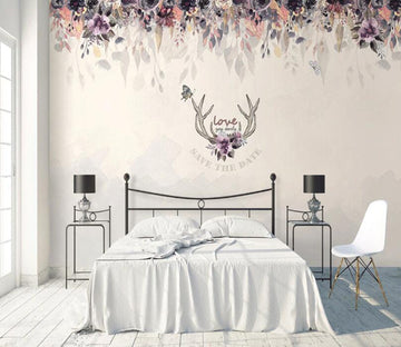 3D Colored Flowers WC48 Wall Murals Wallpaper AJ Wallpaper 2 
