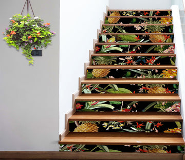 3D Pineapple Leaves Pattern 10426 Uta Naumann Stair Risers