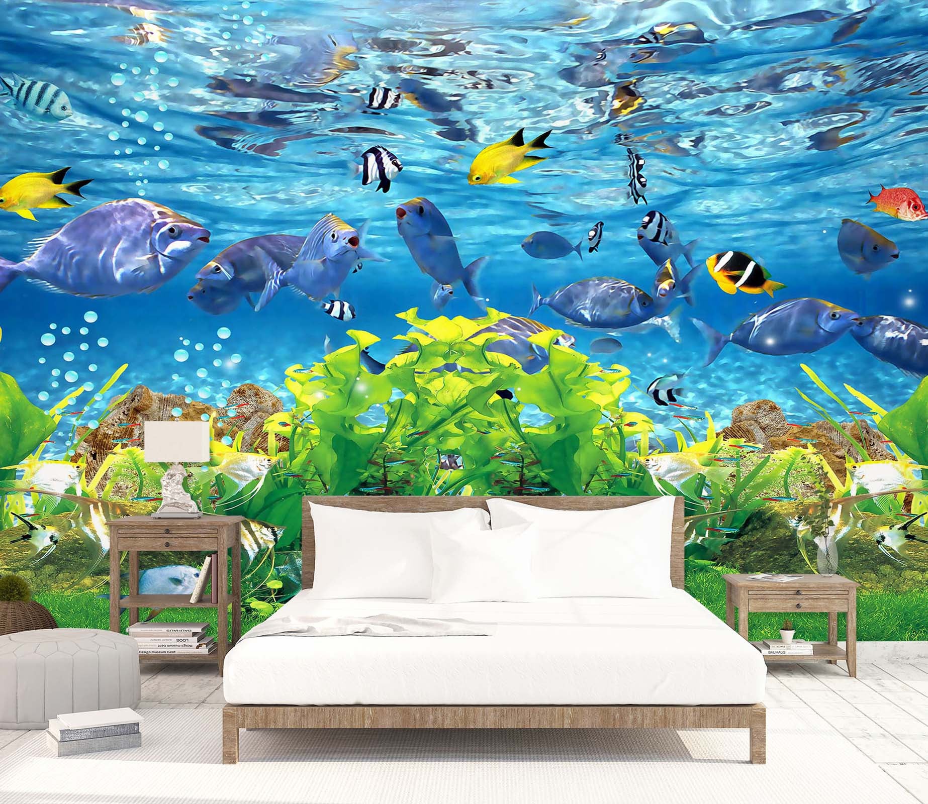 3D Underwater Games 1624 Wall Murals