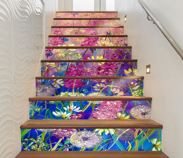 3D Beautiful Flowers 2013 Skromova Marina Stair Risers