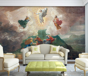 3D Golden Angel 1531 Wall Murals