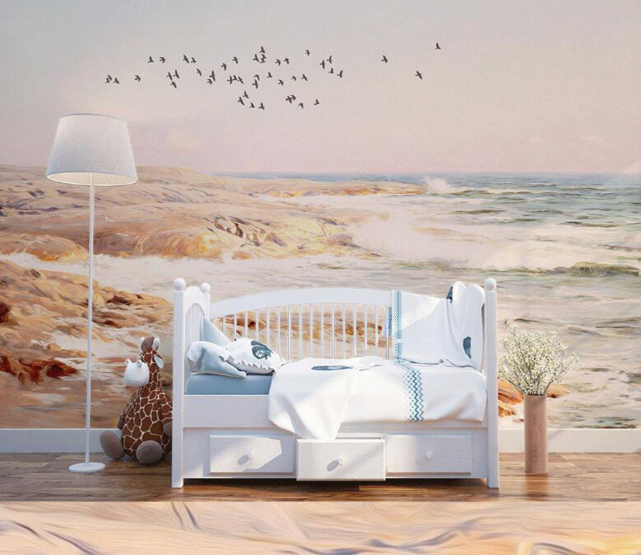 3D Seaside Island 896 Wall Murals