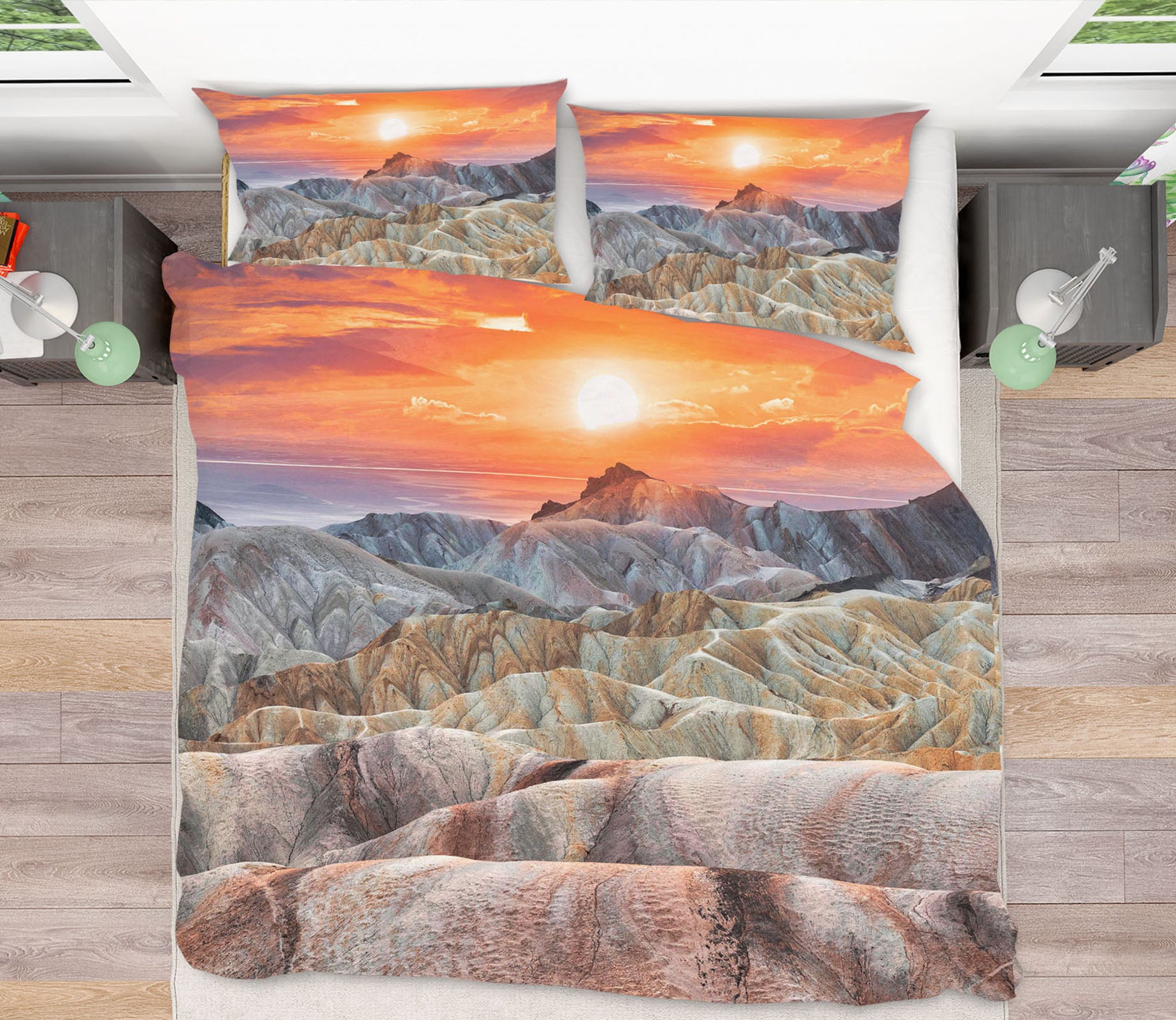 3D Sunrise Glacier 2125 Marco Carmassi Bedding Bed Pillowcases Quilt