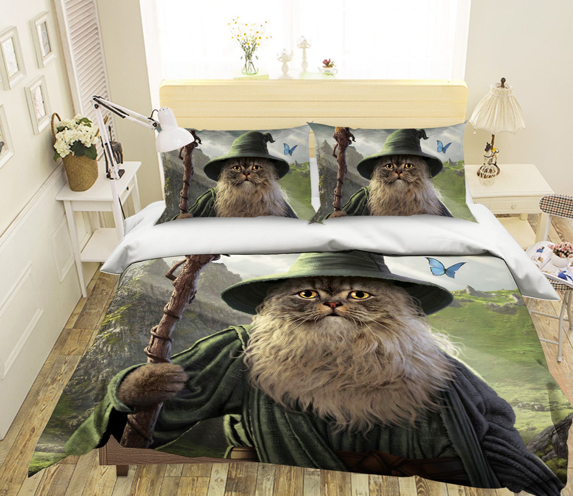 3D Catdalf Def 027 Bed Pillowcases Quilt Exclusive Designer Vincent