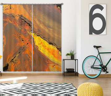 3D Gold Pattern 8151 Valerie Latrice Curtain Curtains Drapes