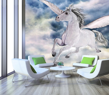 3D Unicorn Wings 1522 Wall Murals