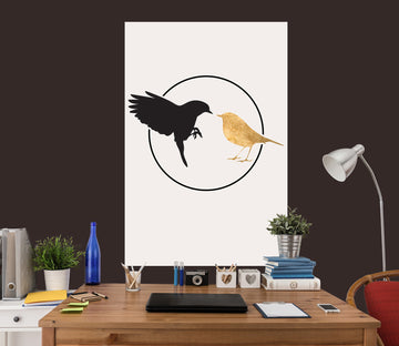3D Bird Feeding 179 Boris Draschoff Wall Sticker