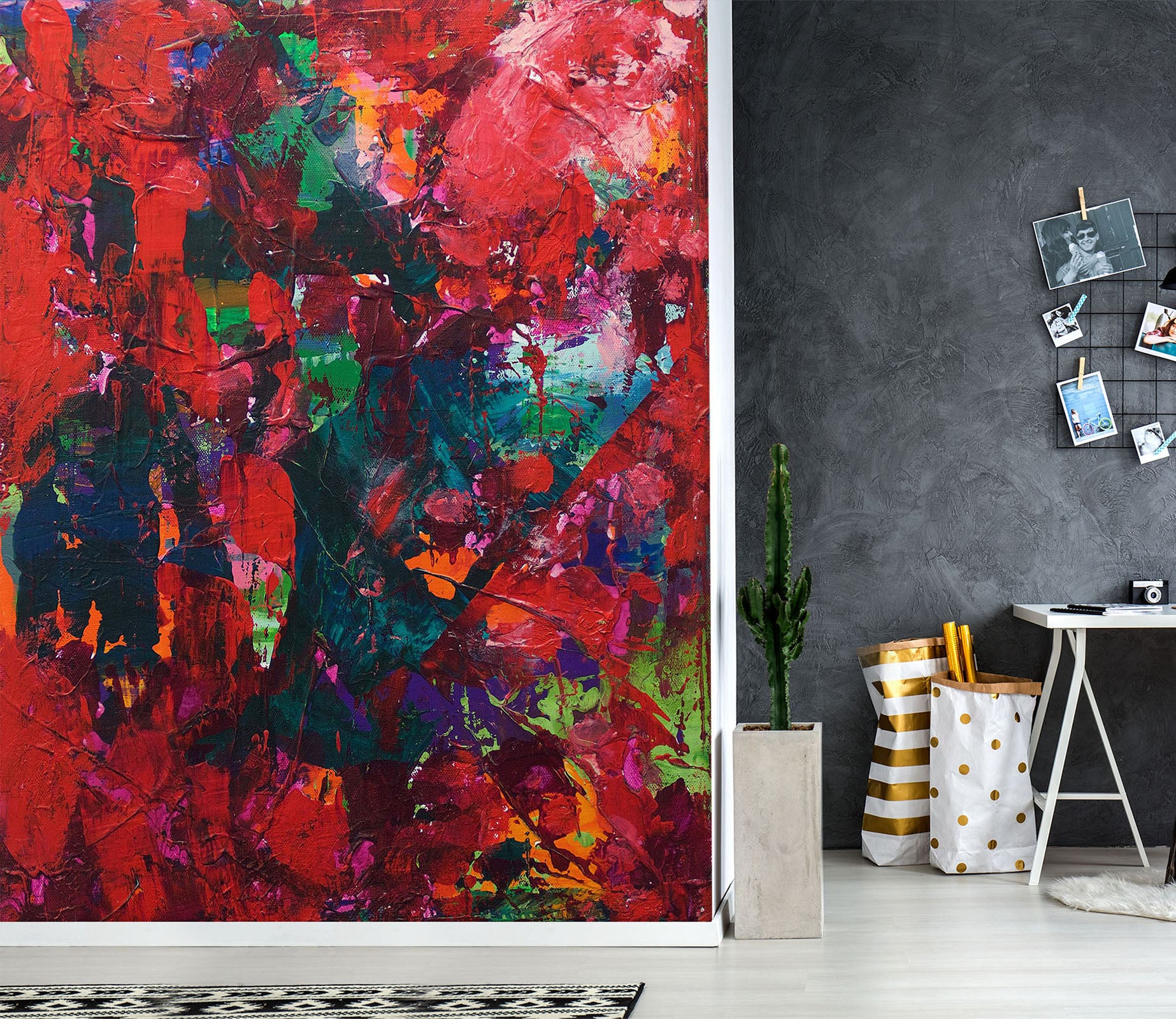 3D Red Maple 274 Allan P. Friedlander Wall Mural Wall Murals