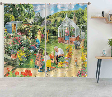 3D Gardening With Grandad 065 Trevor Mitchell Curtain Curtains Drapes