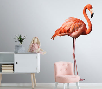 3D Standing Flamingo 203 Animals Wall Stickers Wallpaper AJ Wallpaper 