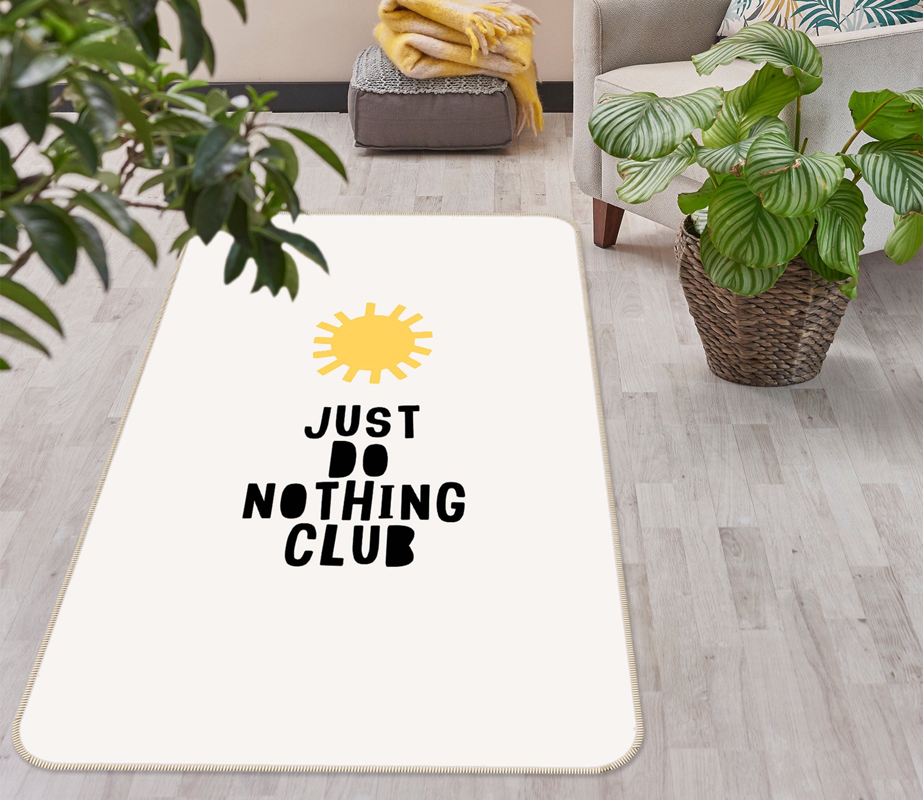 3D Flower Shape 1040 Boris Draschoff Rug Non Slip Rug Mat