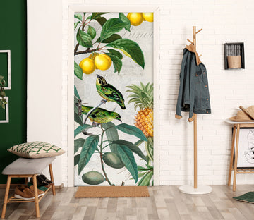 3D Lemon Pineapple 118129 Andrea Haase Door Mural