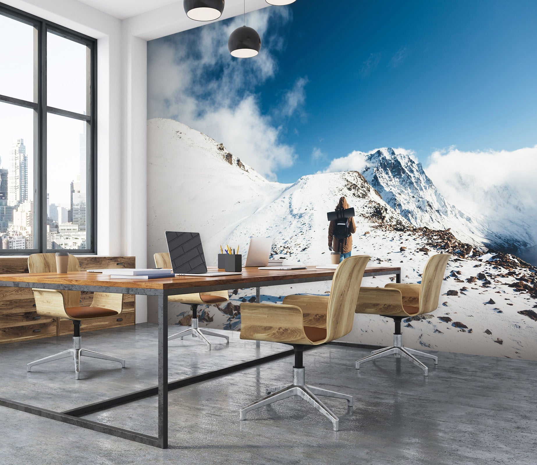 3D Snow White Mountain 035 Wall Murals Wallpaper AJ Wallpaper 2 