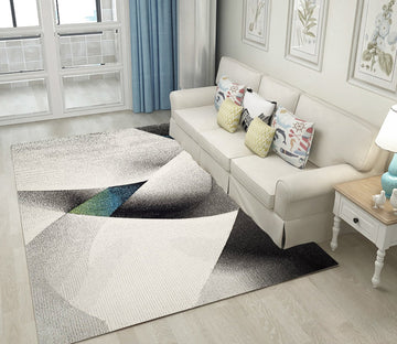 3D Gray Geometry WG028 Non Slip Rug Mat Mat AJ Creativity Home 