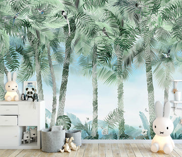 3D Woods Bird 1512 Wall Murals