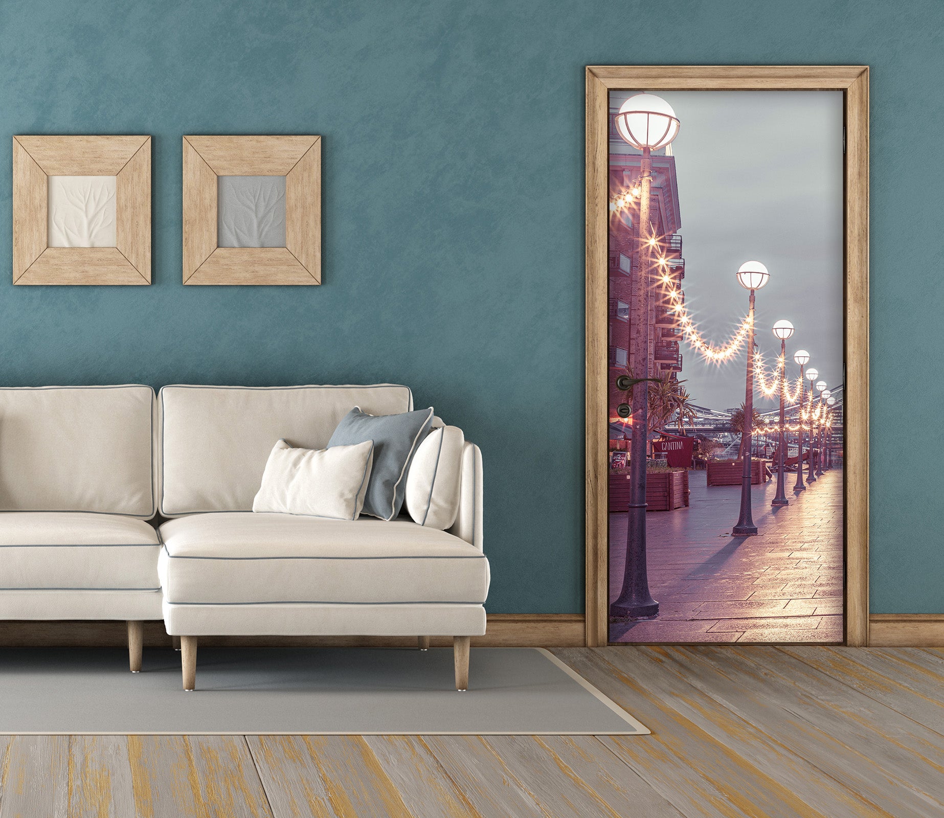 3D Street Light 101214 Assaf Frank Door Mural