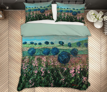 3D Green Meadow 1008 Allan P. Friedlander Bedding Bed Pillowcases Quilt