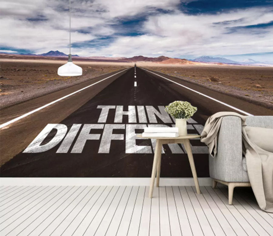 3D Prairie Highway 2119 Wall Murals