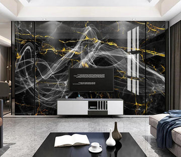 3D White Silk Winding 767 Wall Murals