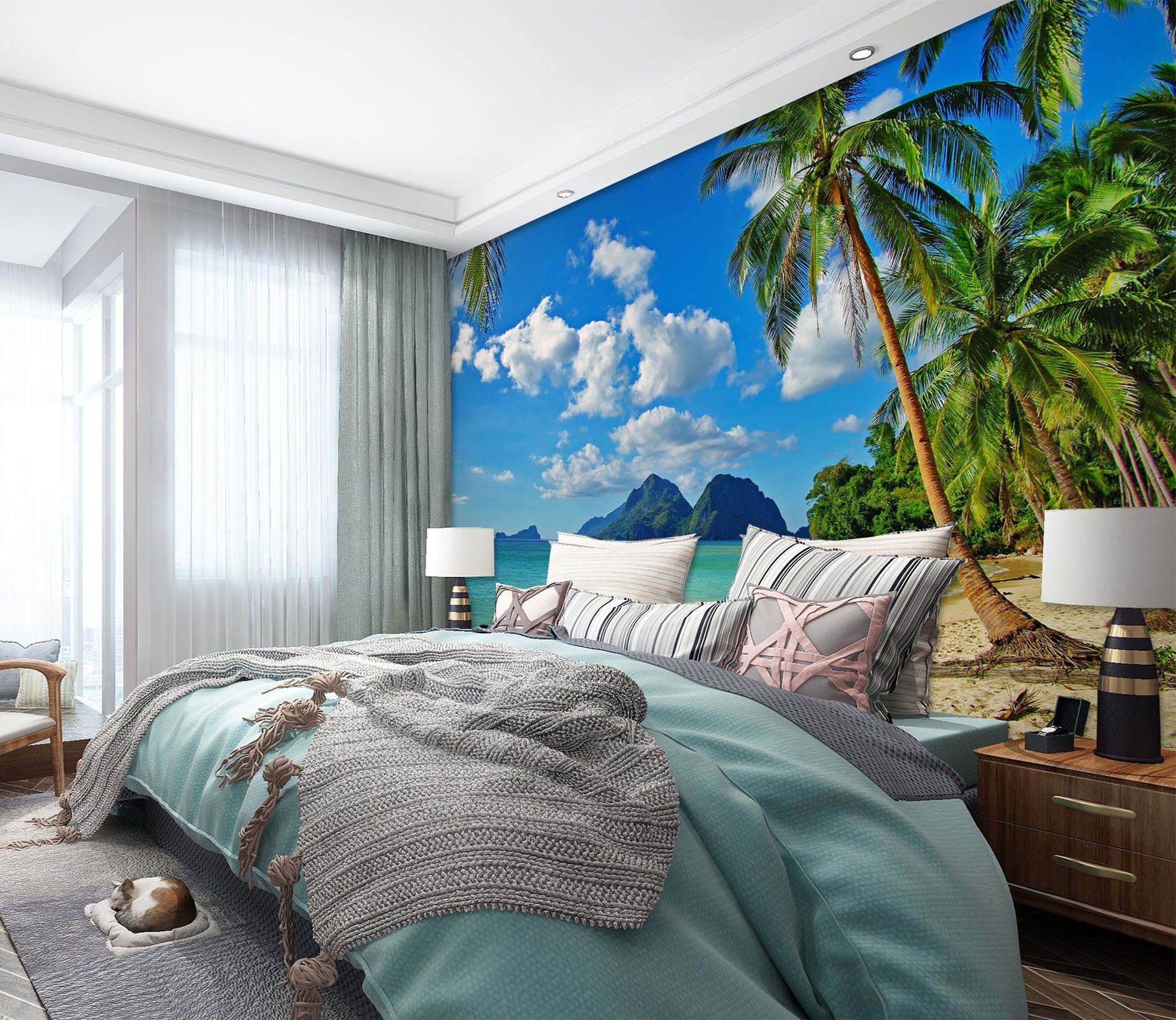 3D Beach 1749 Wall Murals Wallpaper AJ Wallpaper 2 