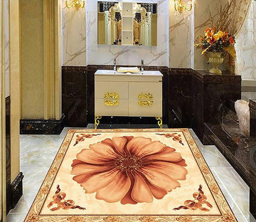 3D Colored Flowers WG087 Floor Mural Wallpaper AJ Wallpaper 2 