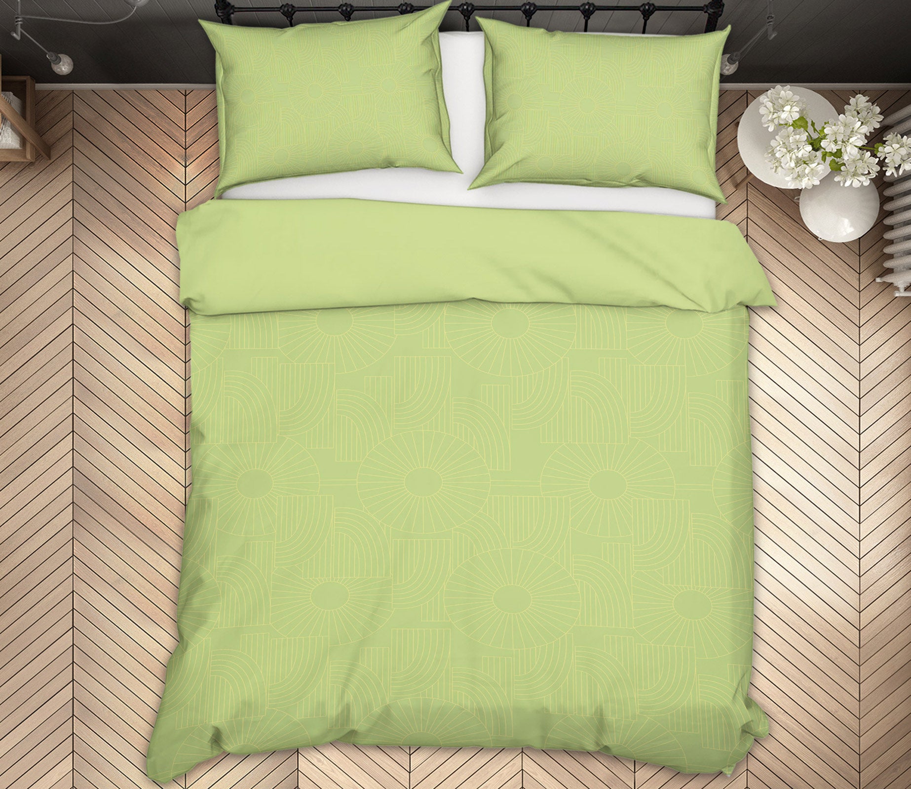 3D Green 98158 Kasumi Loffler Bedding Bed Pillowcases Quilt