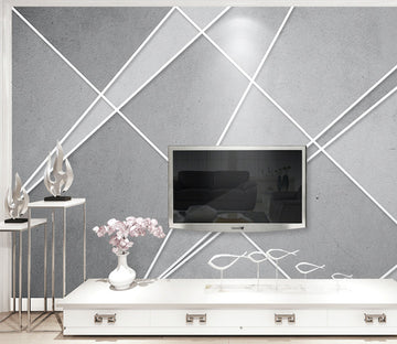 3D Gray Pattern WG087 Wall Murals