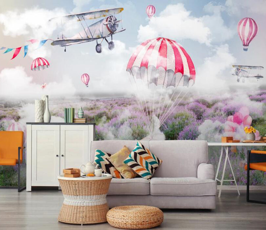 3D Hot Air Balloon 564 Wall Murals